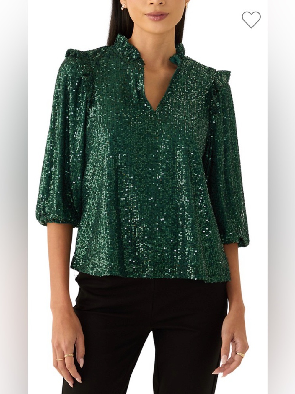 Petite Sequin Top